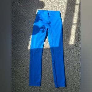 Lululemon Poolside Blue Wonder Train Leggings Size 4